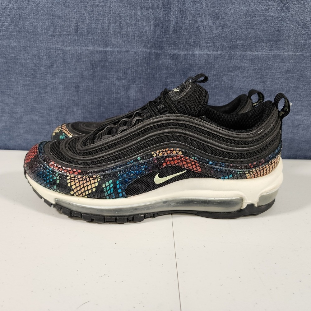 Nike Air Max 97 Womens Size 7.5 Shoes Rainbow Snake Low Top Athletic Sneakers - Picture 4 of 10